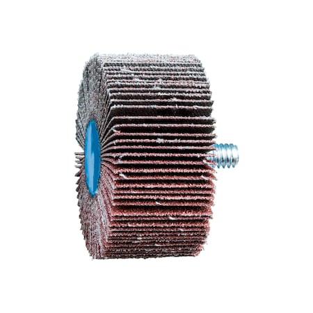 Pferd 2" x 1" Quick Change Flap Wheel - 1/4-20 Thread - Aluminum Oxide - 80 Grit 45371